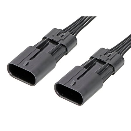 MOLEX Rectangular Cable Assemblies Squba Ots Cable Plug Sr 1.0M 6Ckt Blk 451460610